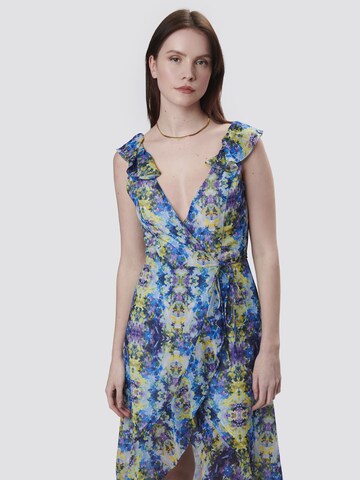 Influencer Jurk in Blauw