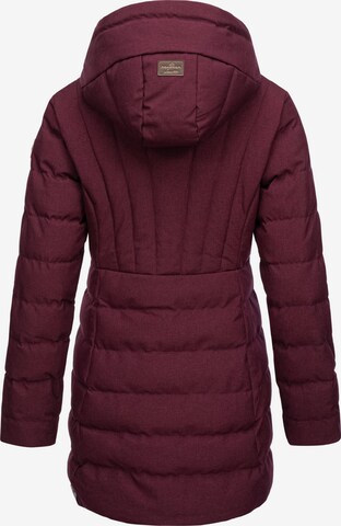 Manteau d’hiver 'Ashanta' Ragwear en rouge