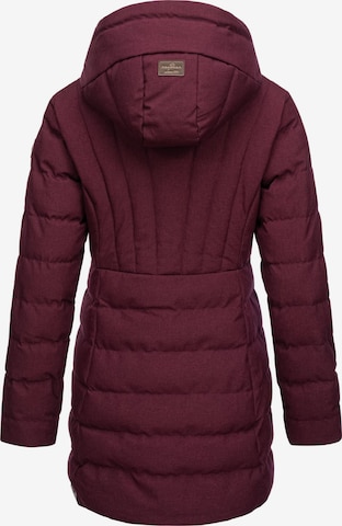 Manteau d’hiver 'Ashanta' Ragwear en rouge