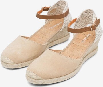 Bianco Espadrilles 'ANNA' in Beige