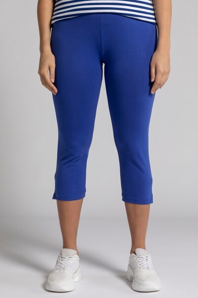 Ulla Popken Pantalon en bleu cyan, Vue avec modèle