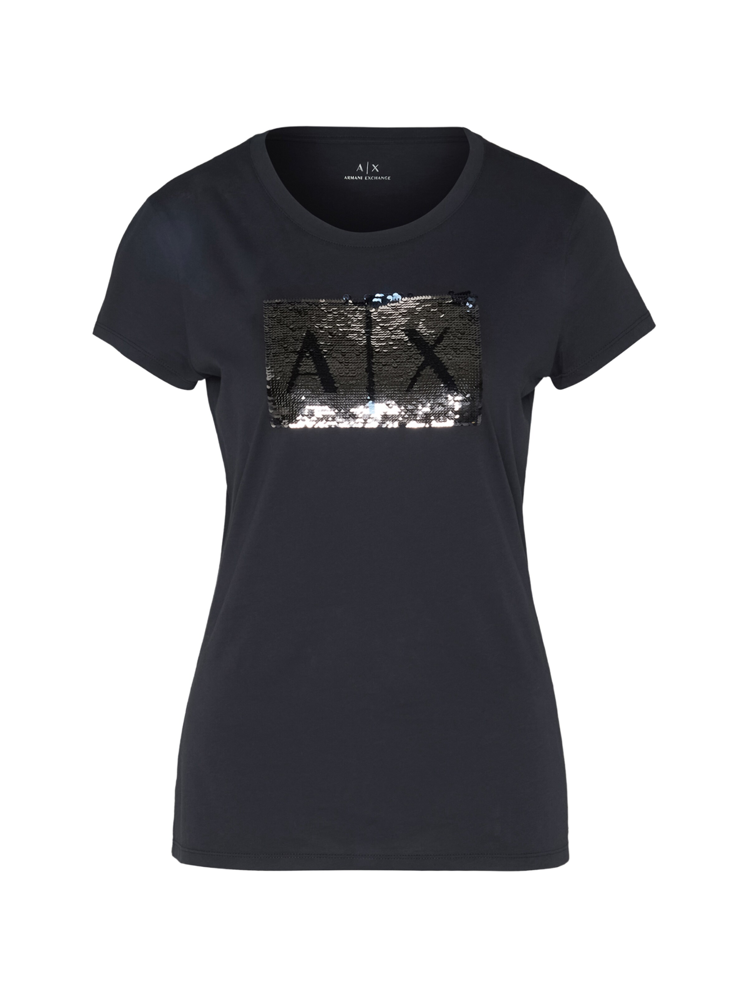 zils ARMANI EXCHANGE T-Krekls: no priekšpuses