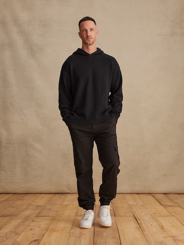 DAN FOX APPAREL Sweater 'Erwin' in Black