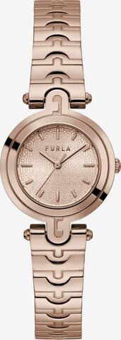 FURLA Analoog horloge 'Arch Bar' in Goud: voorkant