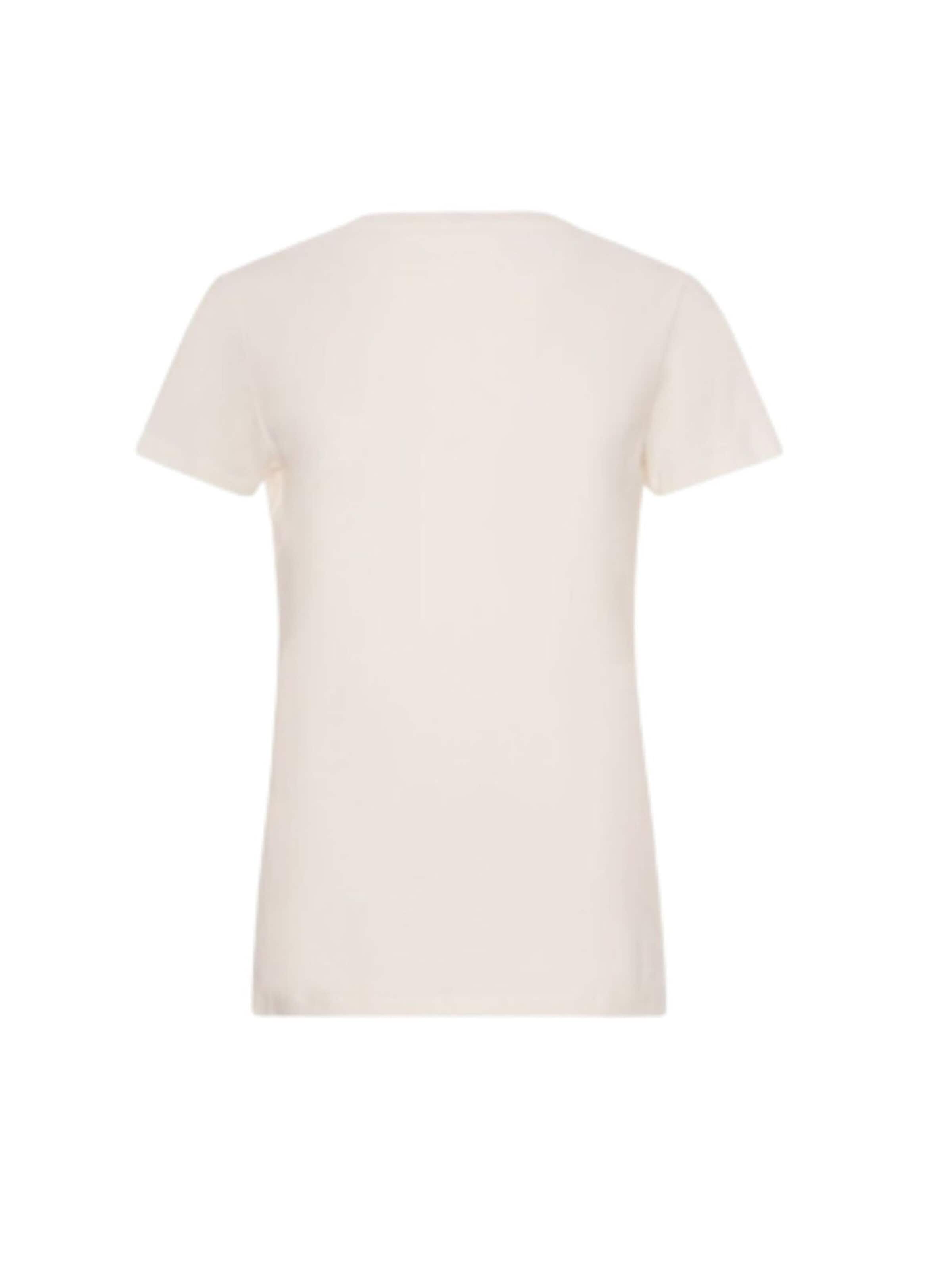 Fracomina T-shirt 'Embellished logo T-shirt' i beige