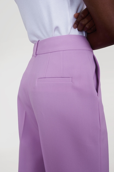 Aligne Trousers with creases 'FEMI' in Mauve, Item view