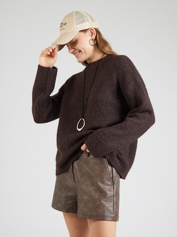 Pull-over 'KILLE' TOPSHOP en marron : devant