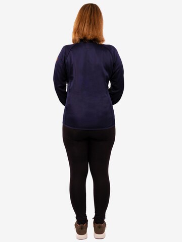 Gipfelglück Athletic Fleece Jacket 'Tamara' in Blue