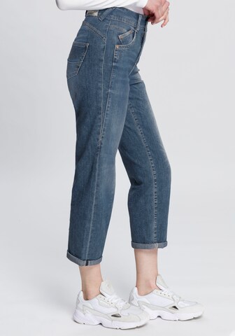 Herrlicher Tapered Jeans 'Gila' in Blauw