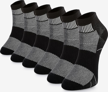 Crea Socks Avokassukat 'Sneakers' värissä musta: etupuoli