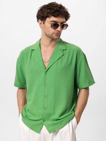 Fit confort Chemise Antioch en vert