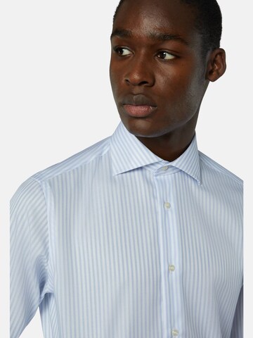 Coupe slim Chemise business Boggi Milano en bleu