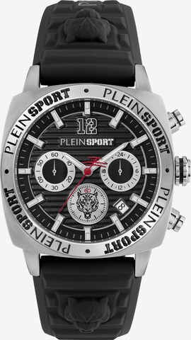 Plein Sport - Reloj analógico 'Wildcat Chrono' en negro: frente