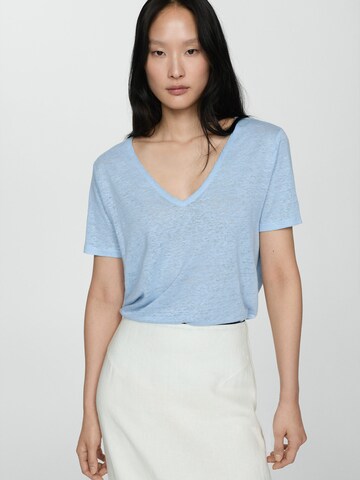 MANGO Shirts 'LINITO' i blå: forside