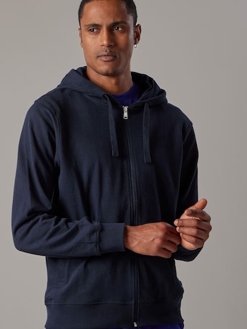Sweat-shirt 'Felpa con Cappuccio e Zip' OWN Off With Nature en bleu : devant