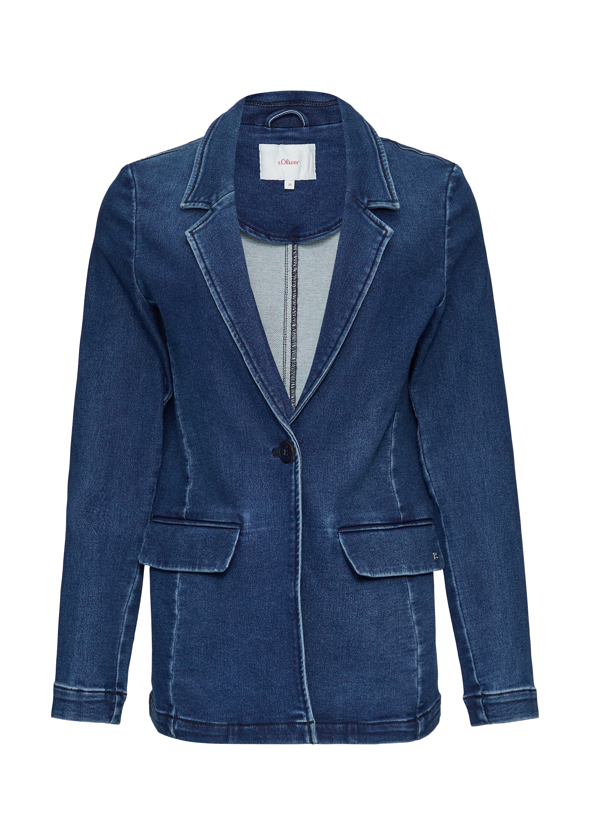 s.Oliver Blazers in Blauw: voorkant