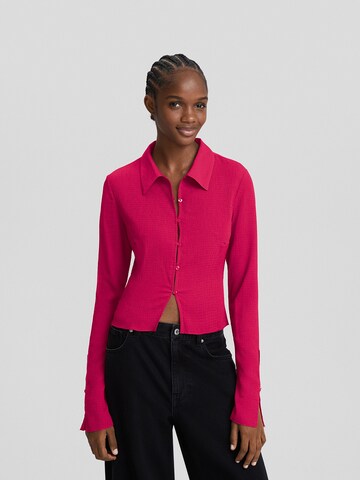 Bershka Blouse in Roze: voorkant