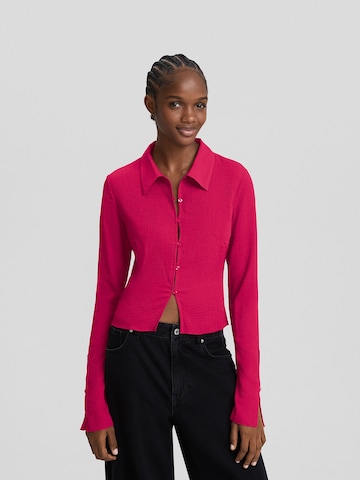 Bershka Blouse in Roze: voorkant