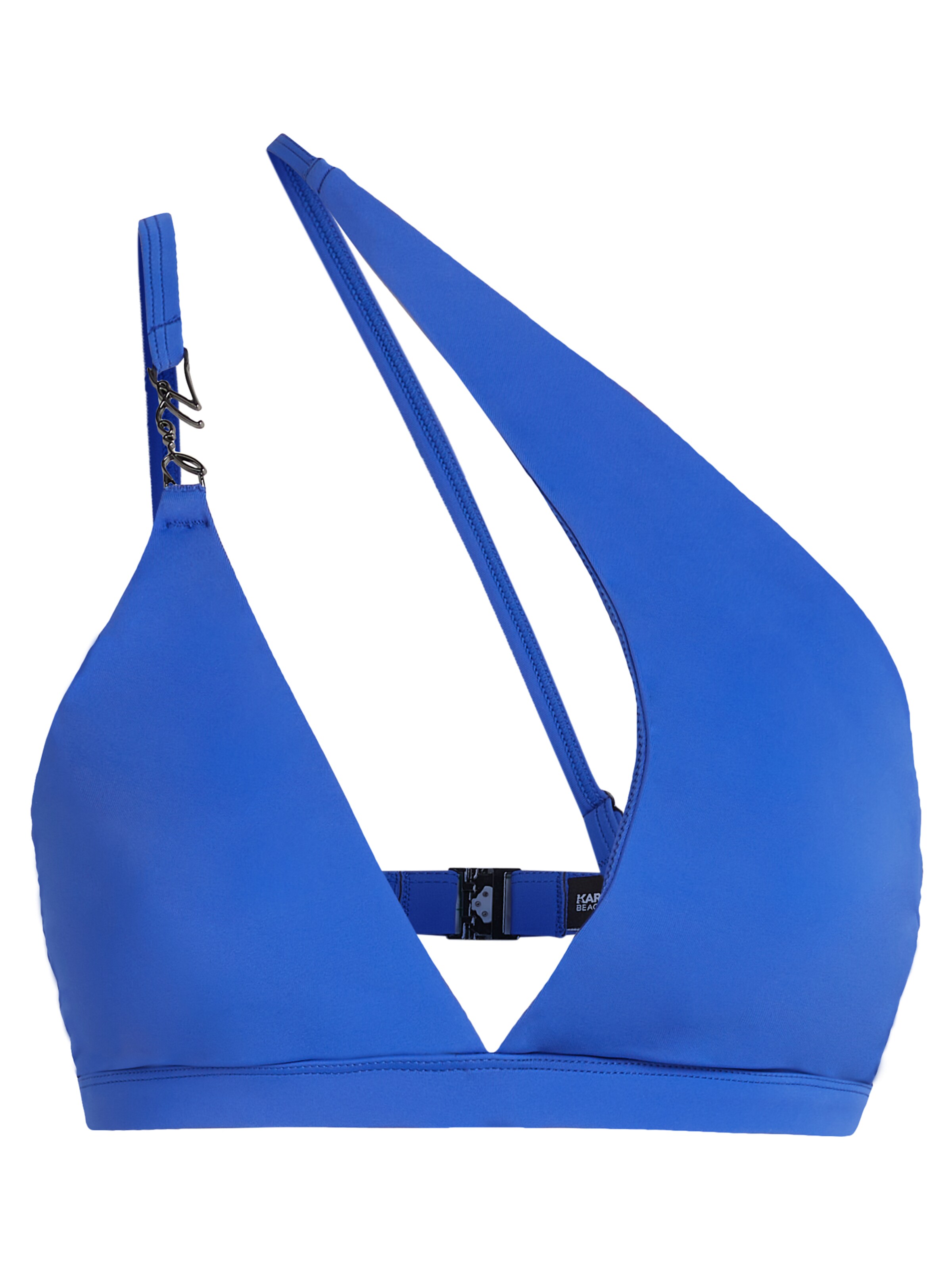 Triangle Hauts de bikini Karl Lagerfeld en bleu : devant
