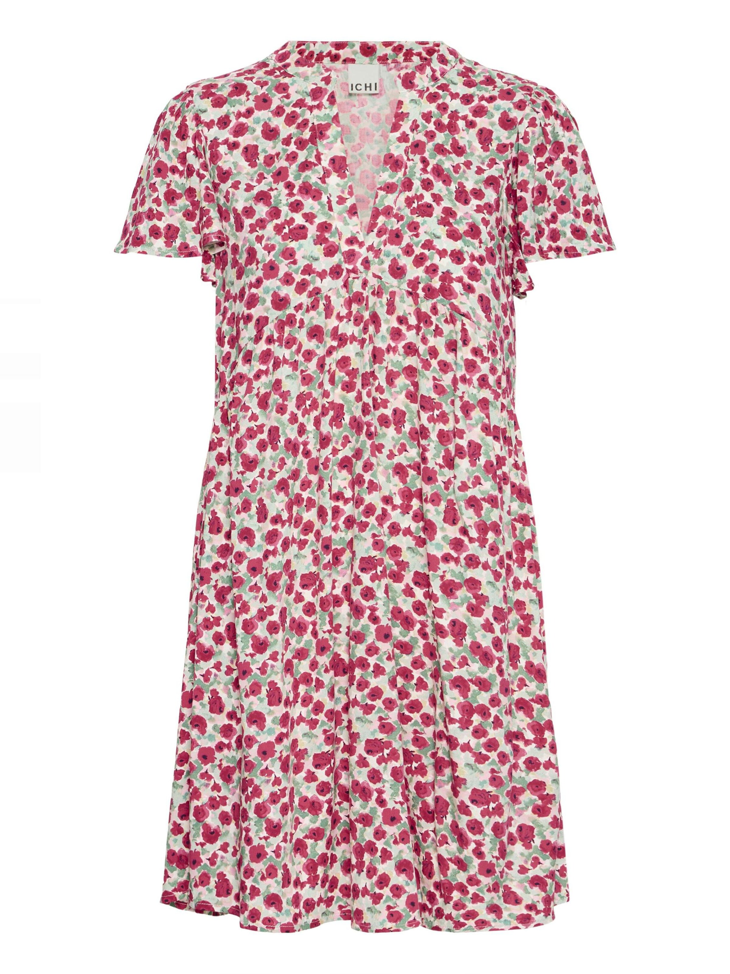 Abito 'Ihaya' di ICHI in rosso: frontale