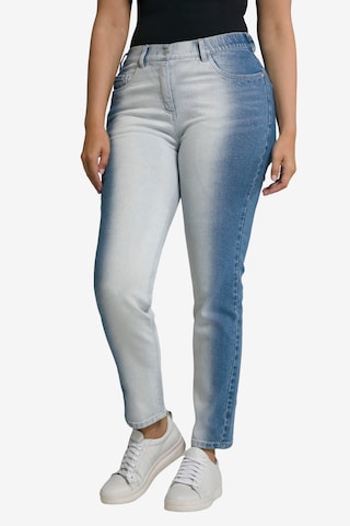 Ulla Popken Regular Jeans 'Sarah' in Blauw: voorkant