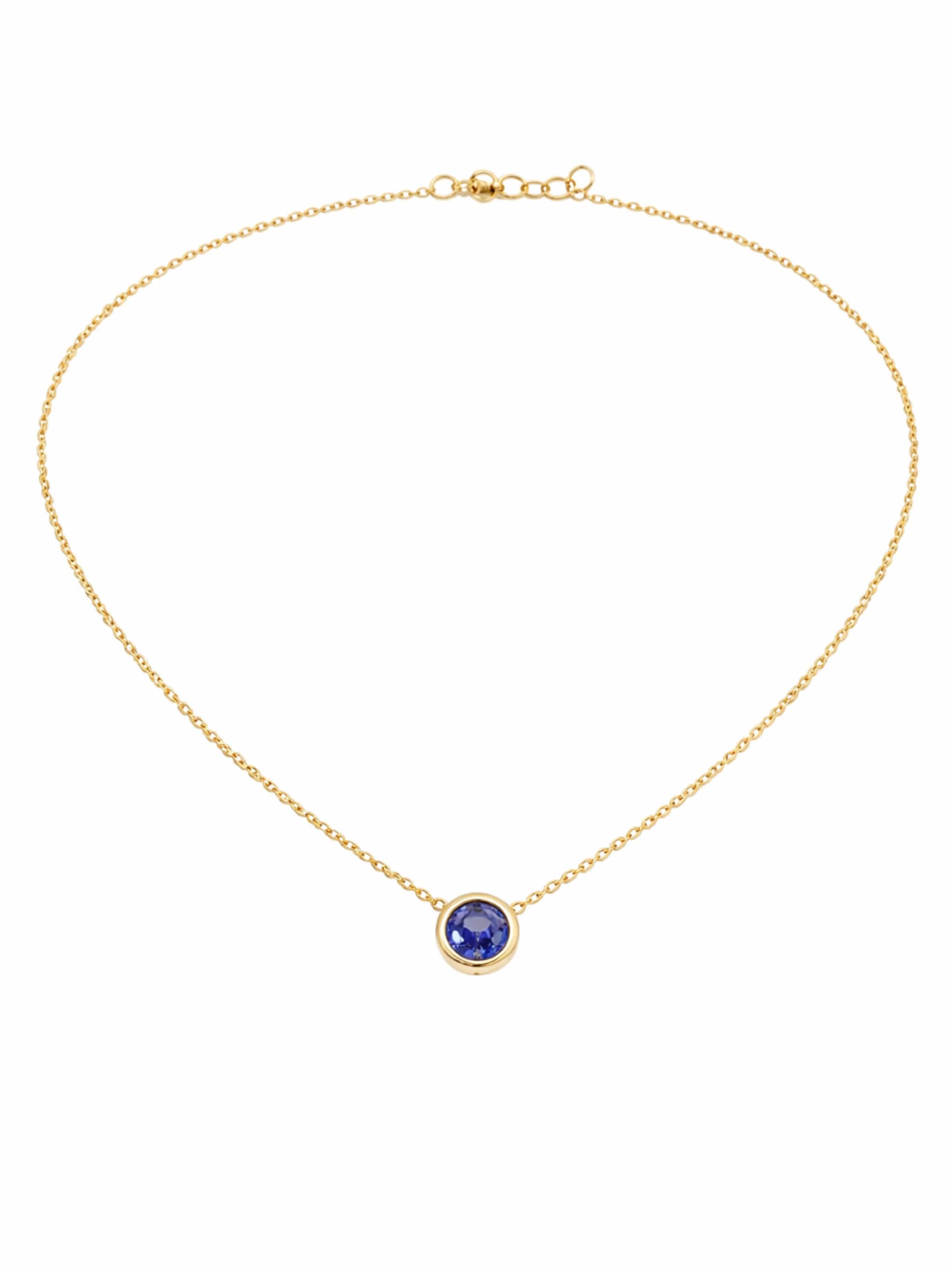 Pure Schmuck Necklace in Blue: front