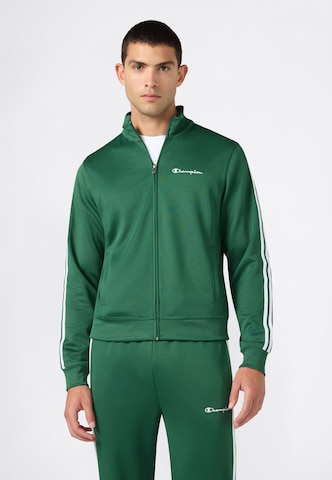 Giacca di felpa di Champion in verde: frontale