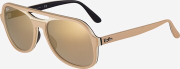 Lunettes de soleil '0RB4357' Ray-Ban en beige : devant