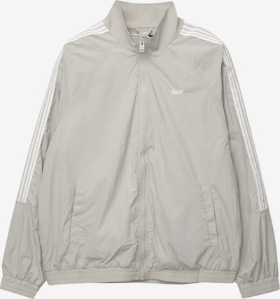 Pull&Bear Prijelazna jakna 'STWD' u siva / bijela, Pregled proizvoda