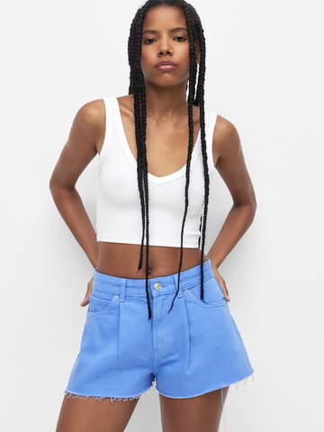 Loosefit Jean Pull&Bear en bleu : devant