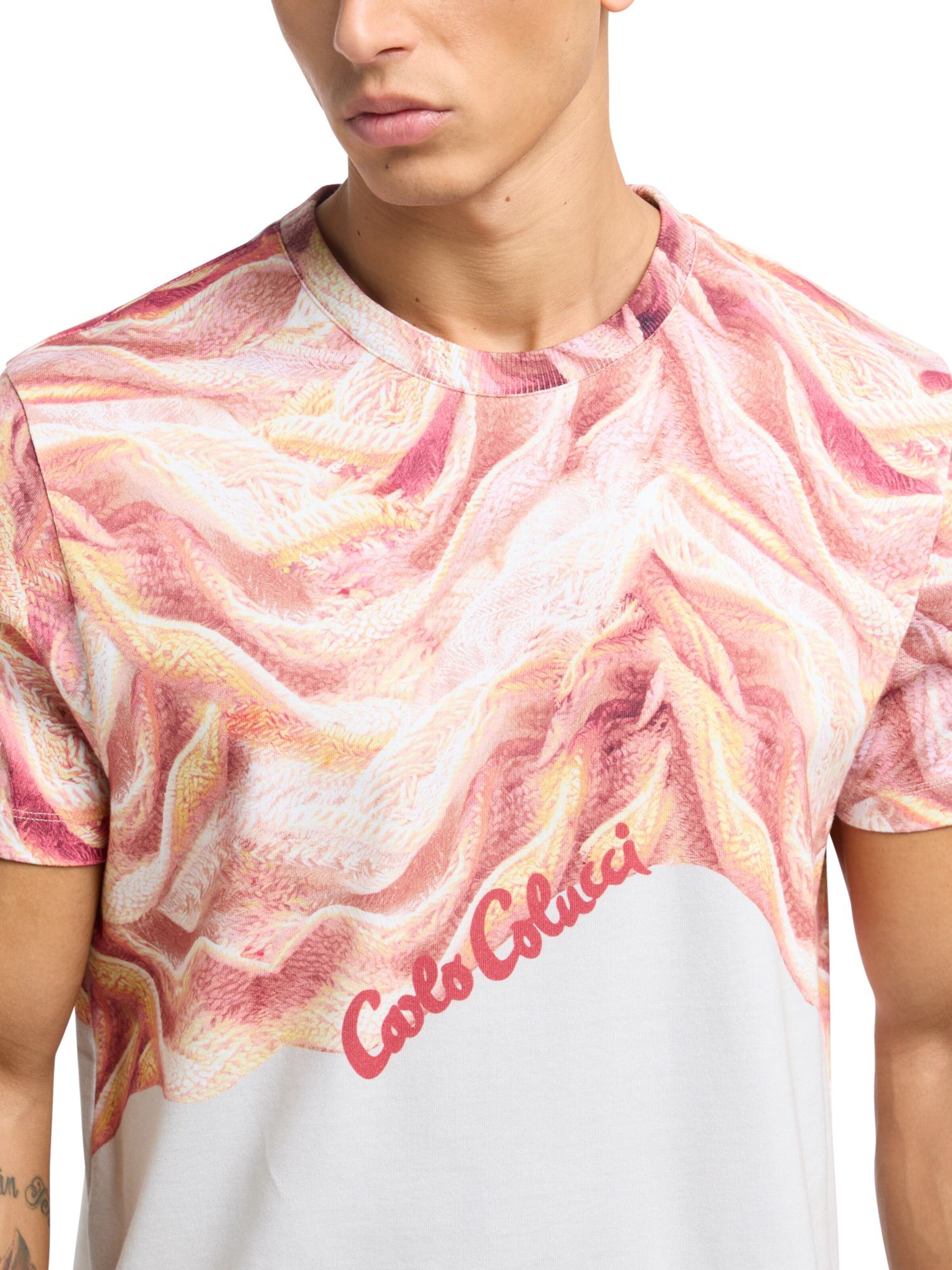 Carlo Colucci Shirt 'Donquerque' in Orange