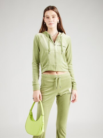Juicy Couture - Sudadera con cremallera 'MADISON 'ALL HAIL JUICY'' en verde