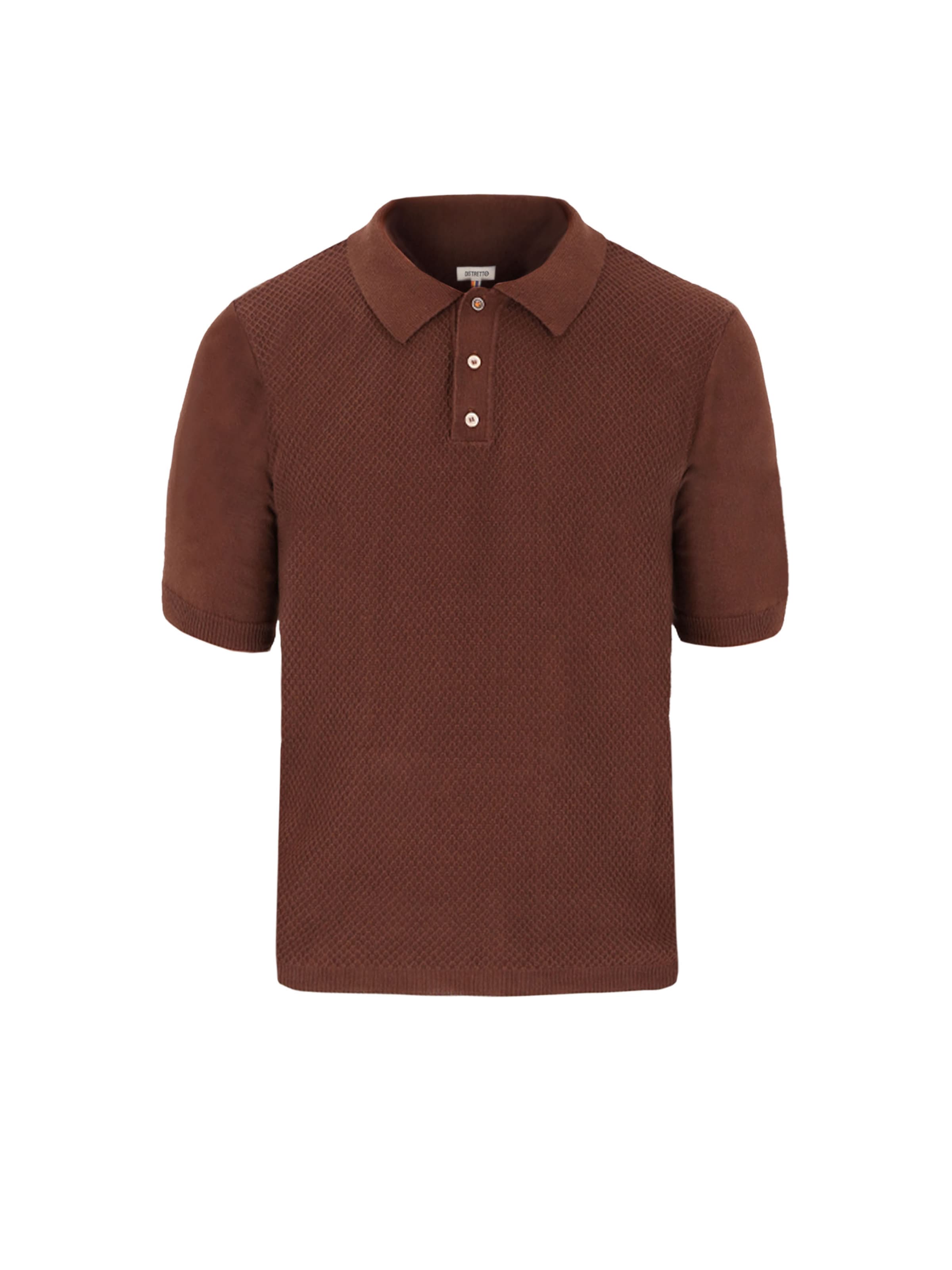 T-Shirt 'Zed' Distretto12 en marron : devant