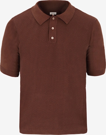 Distretto12 Poloshirt 'Zed' in Braun: Vorderseite