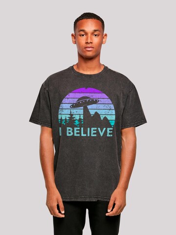 F4NT4STIC Shirt in Zwart: voorkant