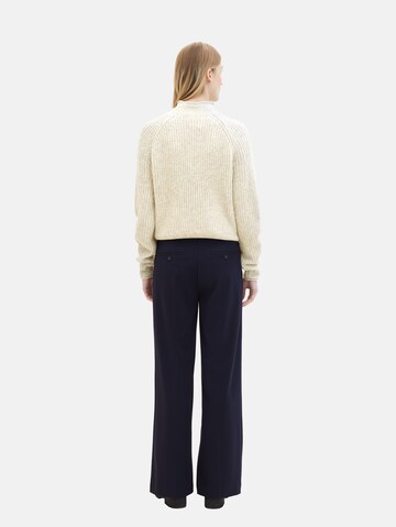 Wide Leg Pantalon à pince 'Lea' TOM TAILOR en bleu