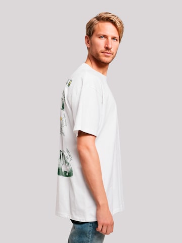 T-Shirt 'US National Parks Montage' F4NT4STIC en blanc