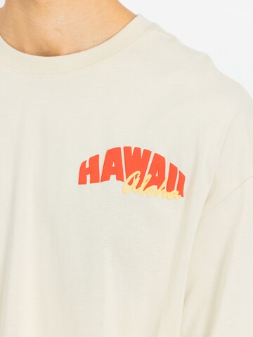 ALPHA INDUSTRIES Футболка 'Hawaii Aloha' в Белый