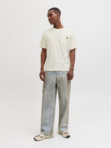 JACK & JONES T-Shirt 'JJEdover' in Weiß