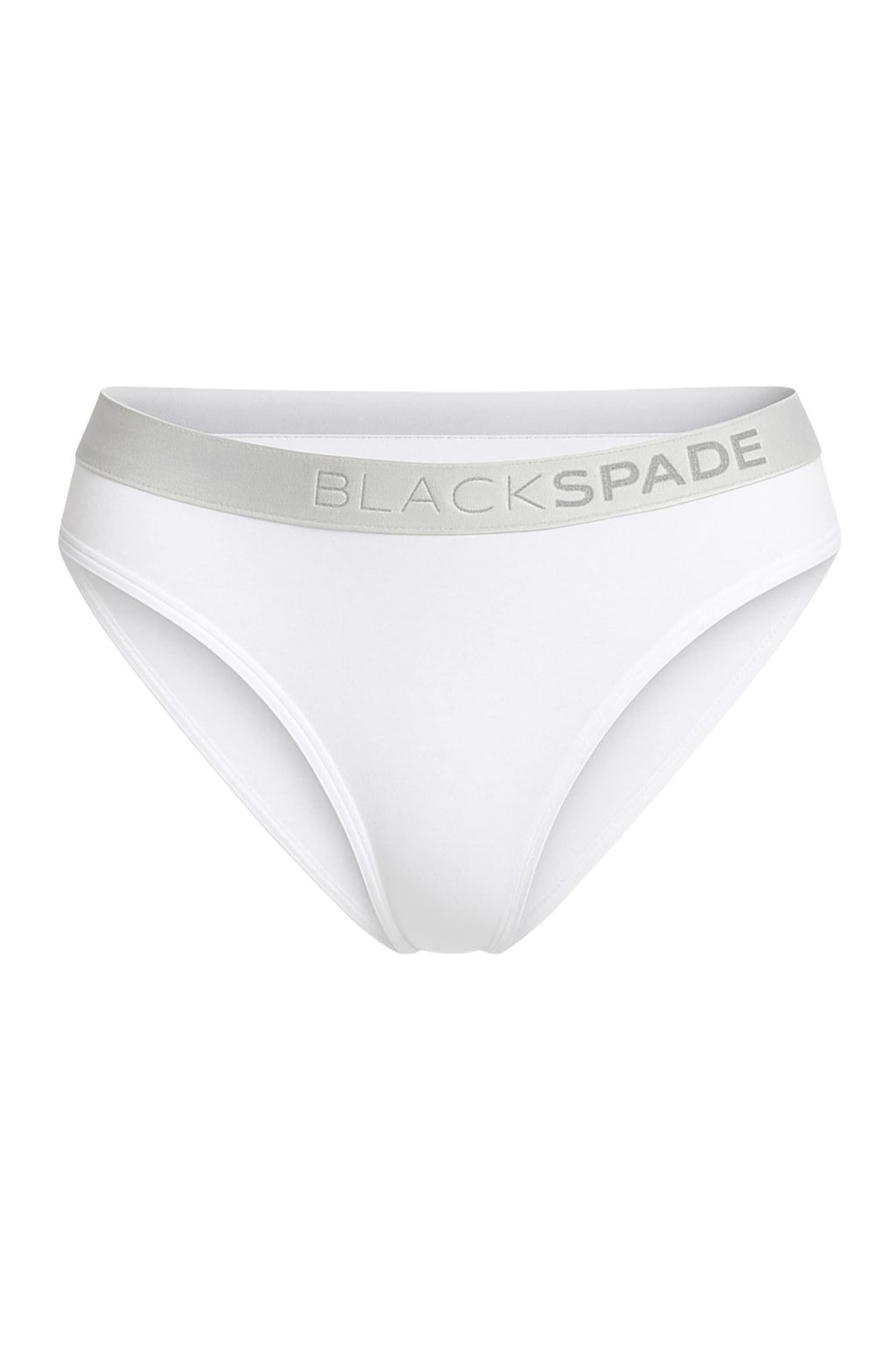 Slip Blackspade en blanc : devant