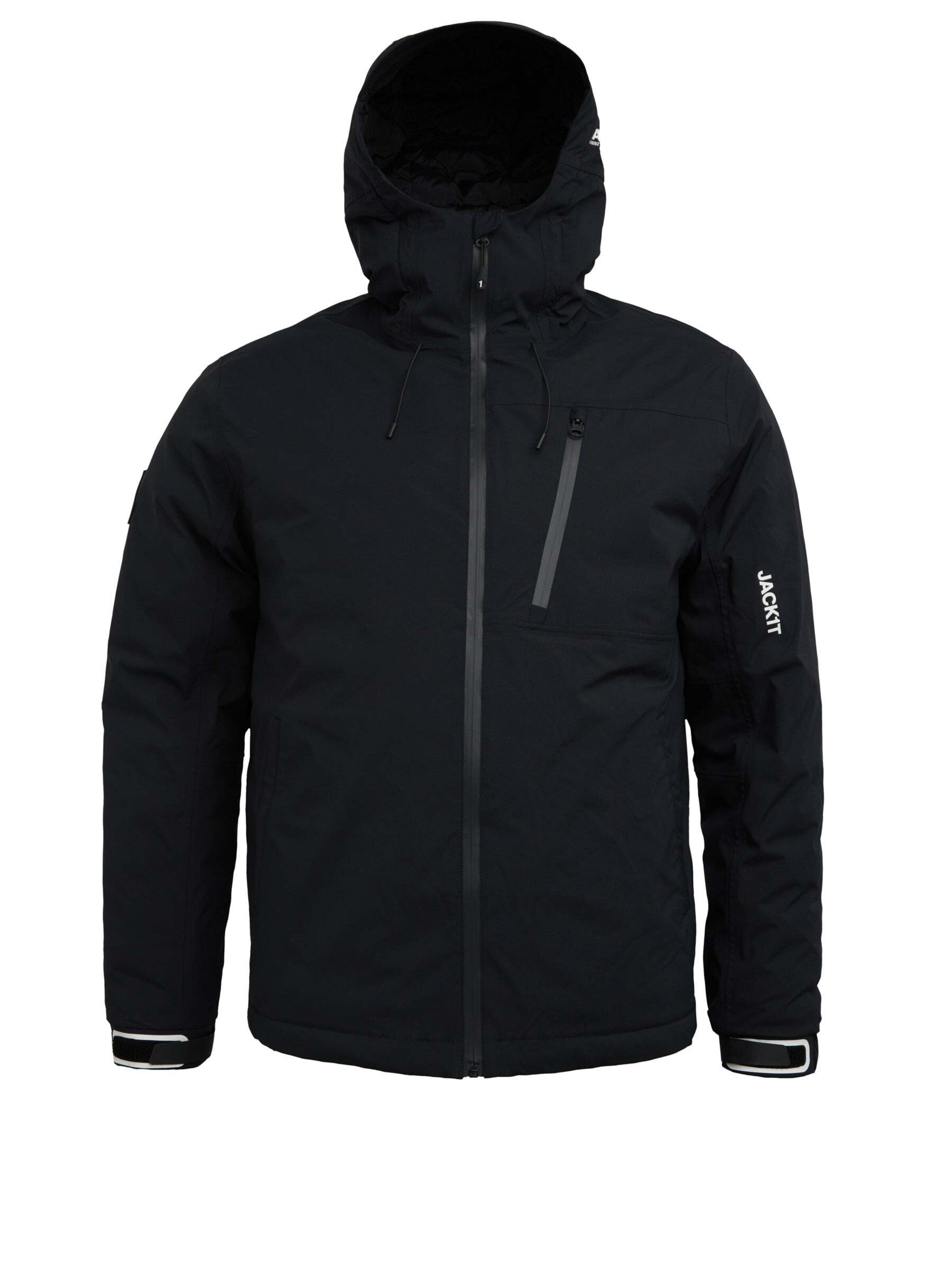 JACK1T Outdoor jacket ' Stratus' in Black / White, Item view