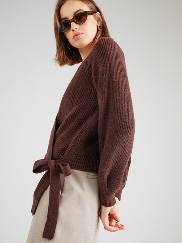 A-VIEW Knit Cardigan 'Paris' in Brown