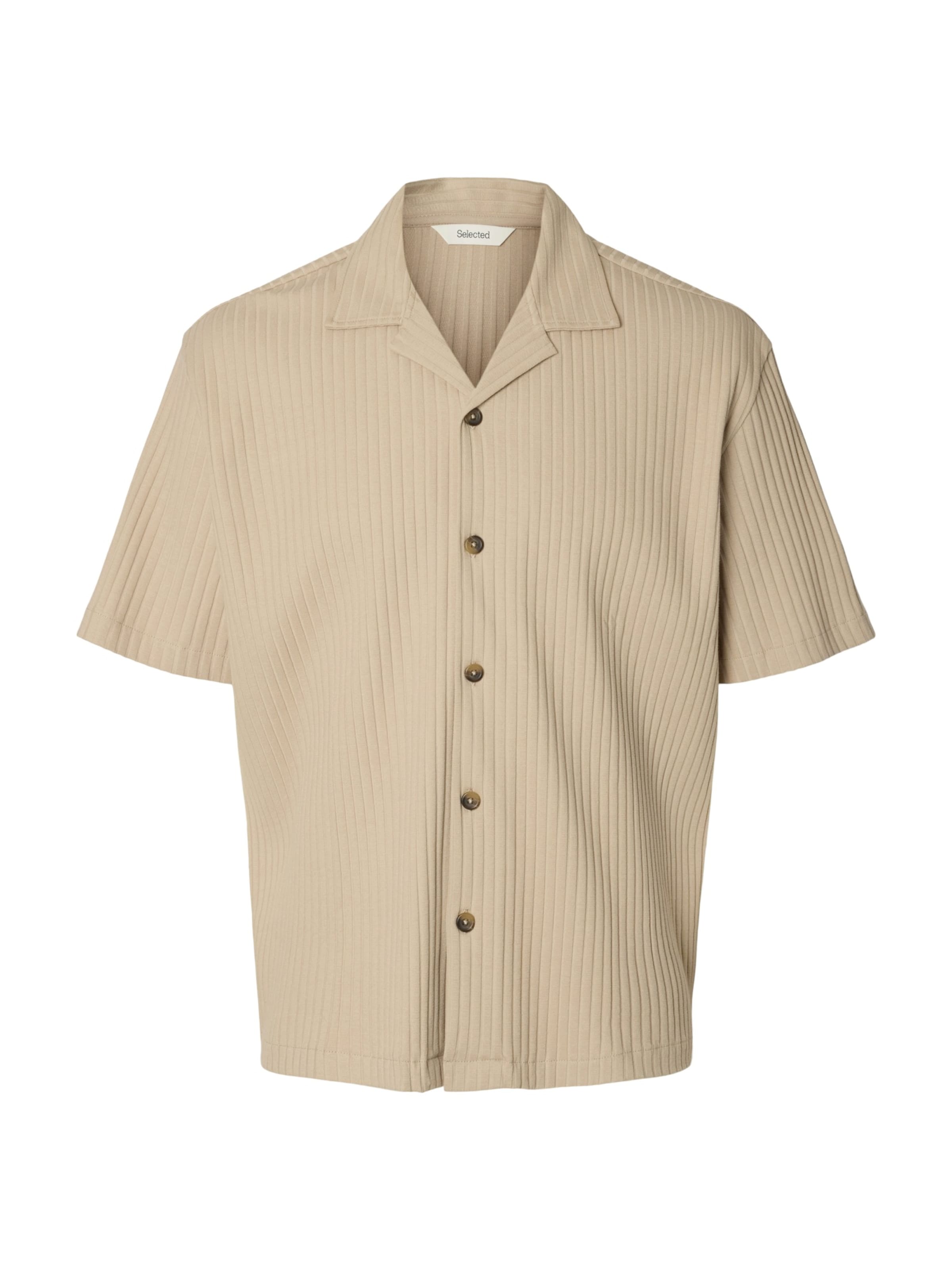 SELECTED Skjorte 'SLMSimon' i beige: forside