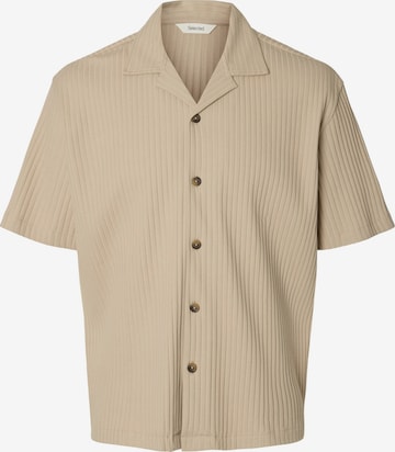 SELECTED Skjorte 'SLMSimon' i beige: forside