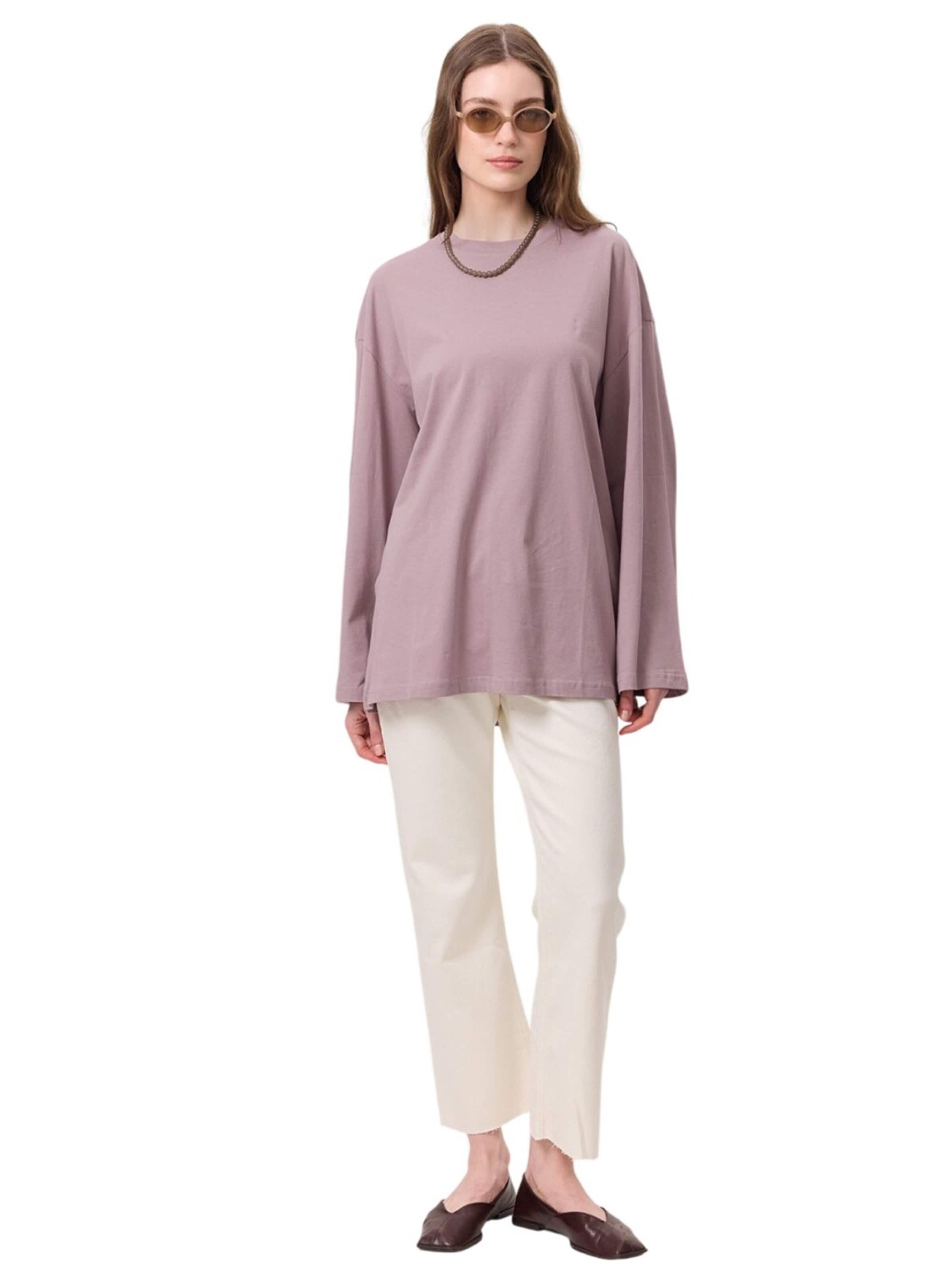 T-shirt MANUKA en violet : devant