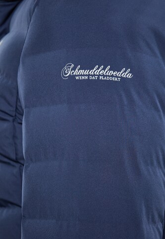 Schmuddelwedda Winterjacke in Blau