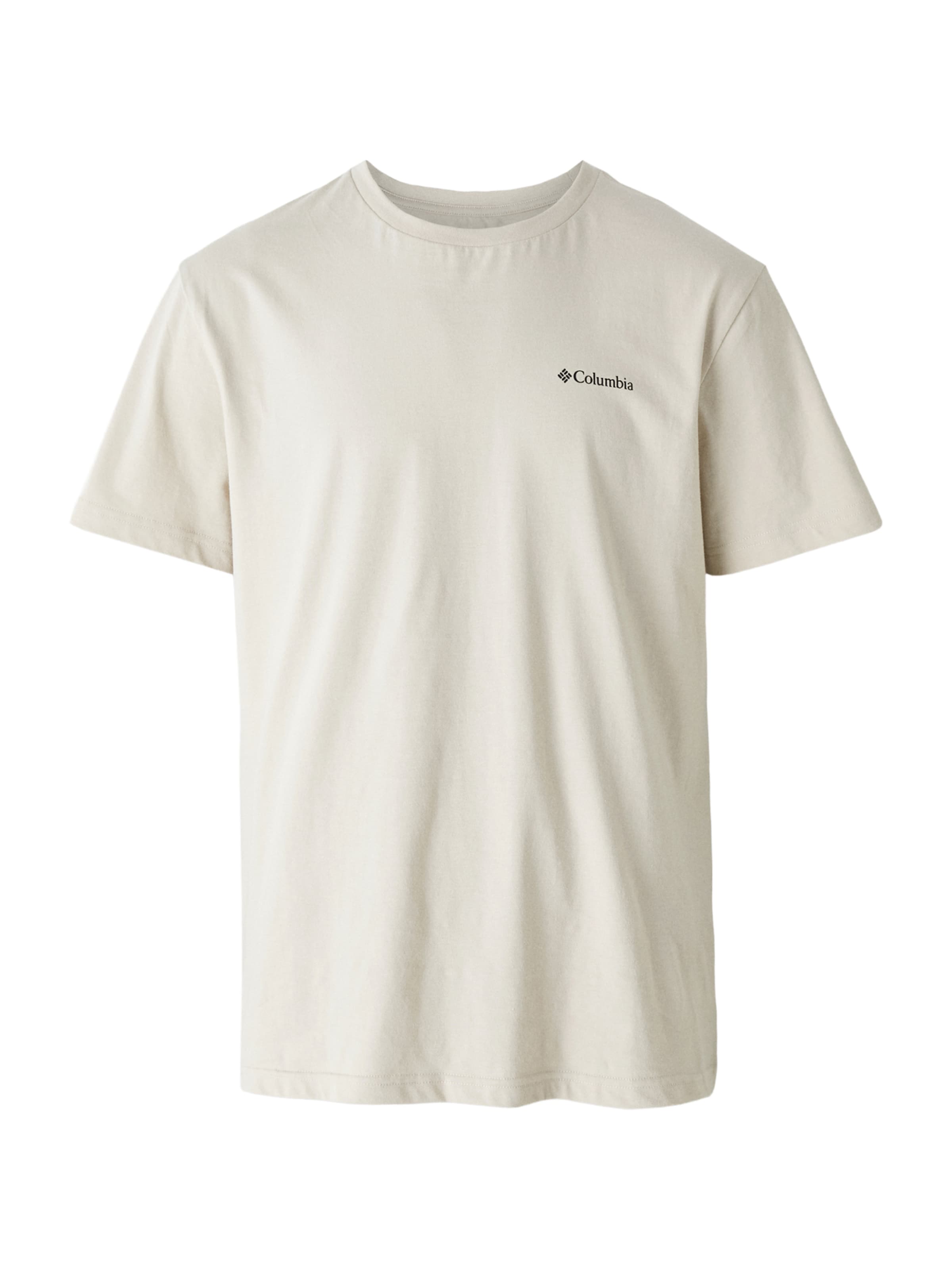 COLUMBIA Funkcionalna majica 'CSC Basic Logo Tee-Dark Stone, LC' | bež barva: sprednja stran