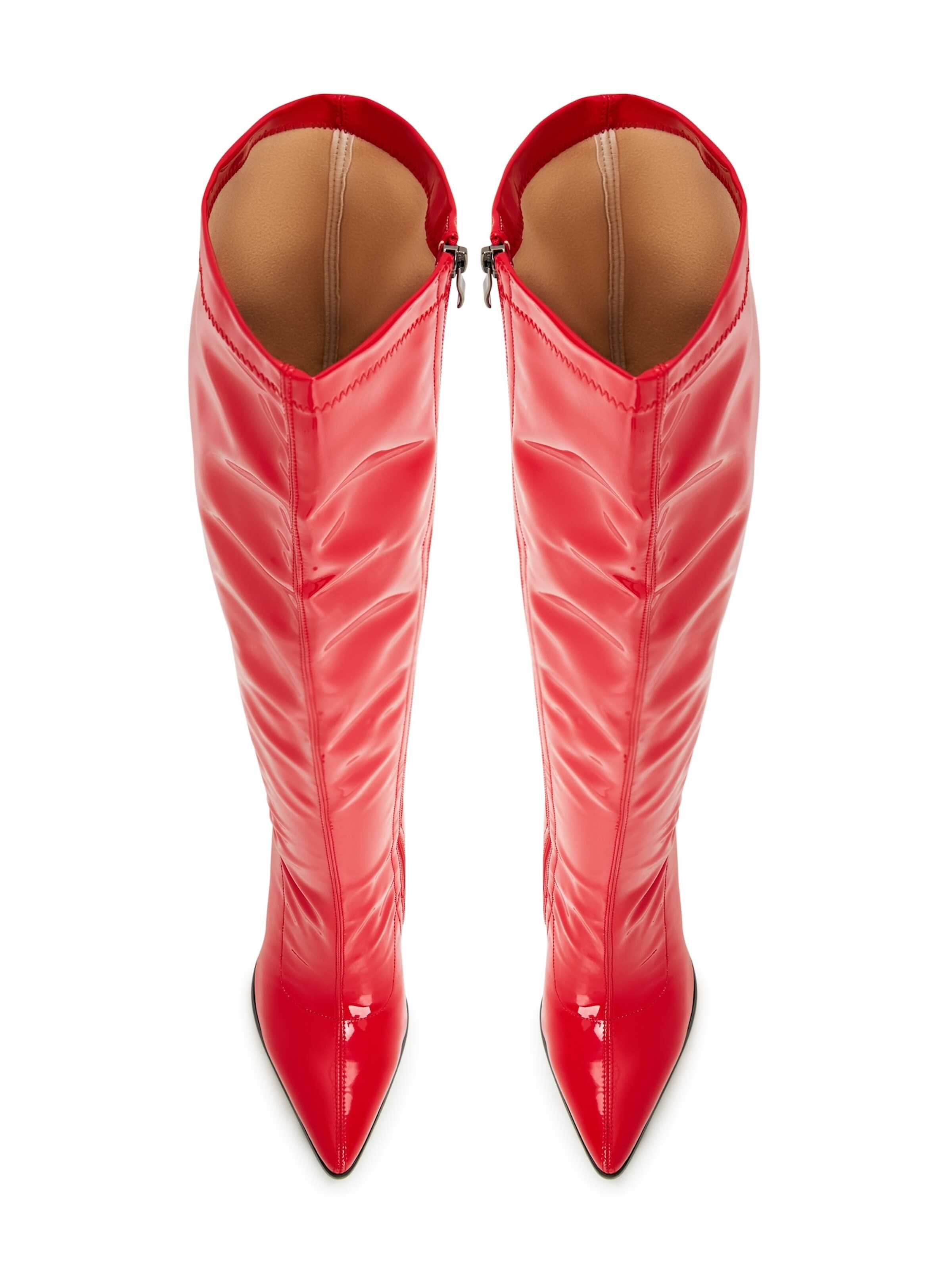 CESARE GASPARI - Botas sobre la rodilla en rojo