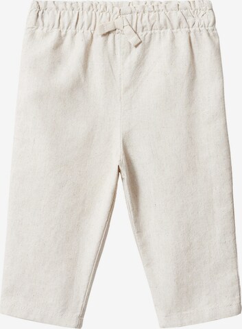 Regular Pantalon 'Ayle' MANGO KIDS en beige : devant