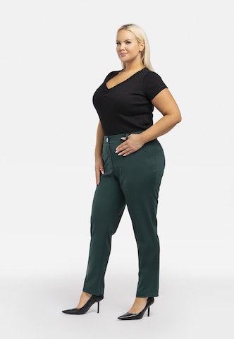 Coupe slim Pantalon Karko en vert